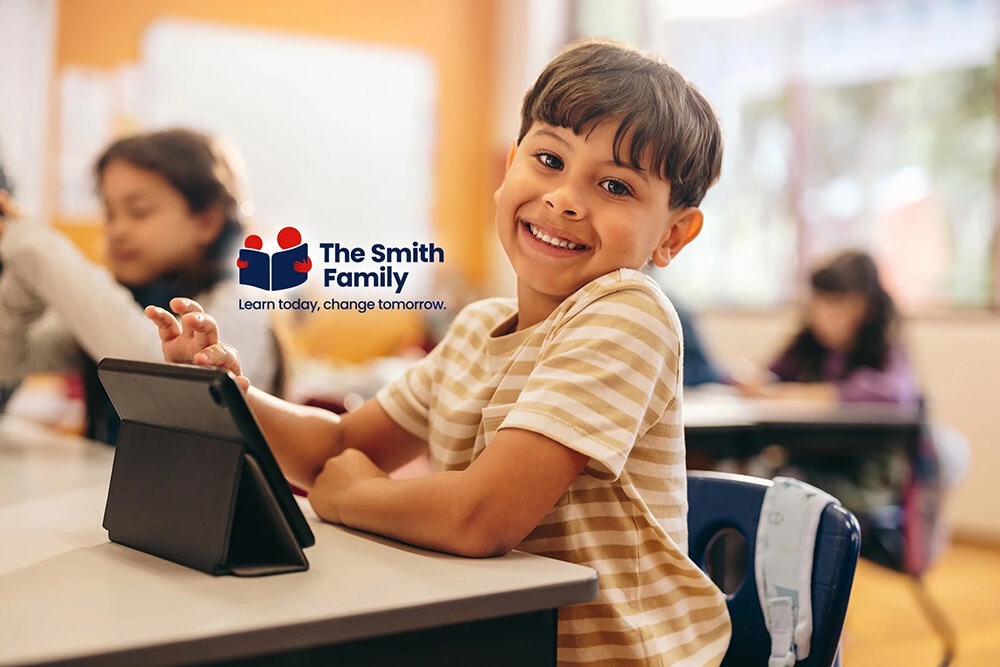 A child learning