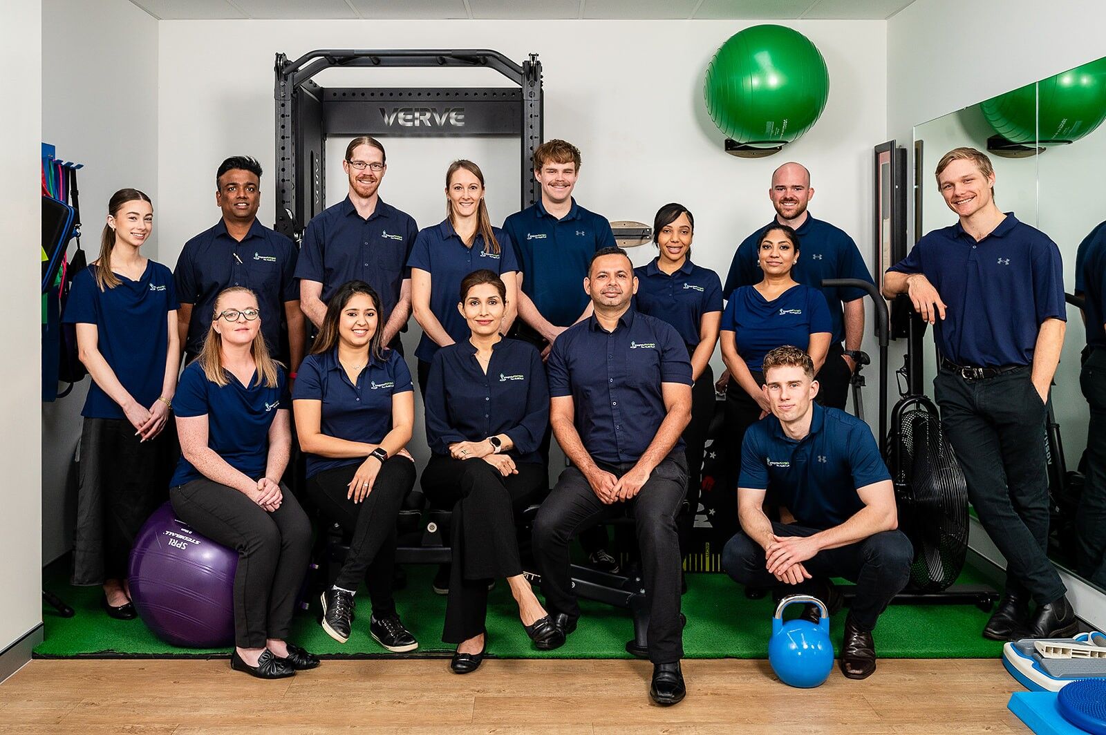 The IntegratePHYSIO team in the Warner rehabilitation gym
